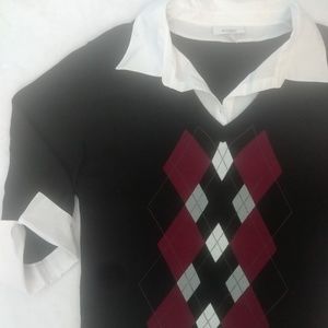 Dressbarn double look sweater